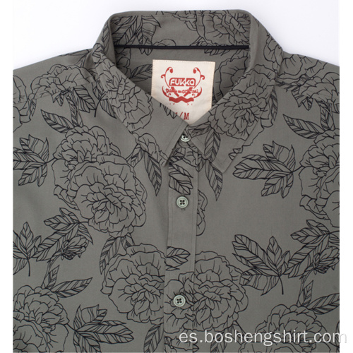 Camisa delgada de moda casual para hombre de talla grande nueva